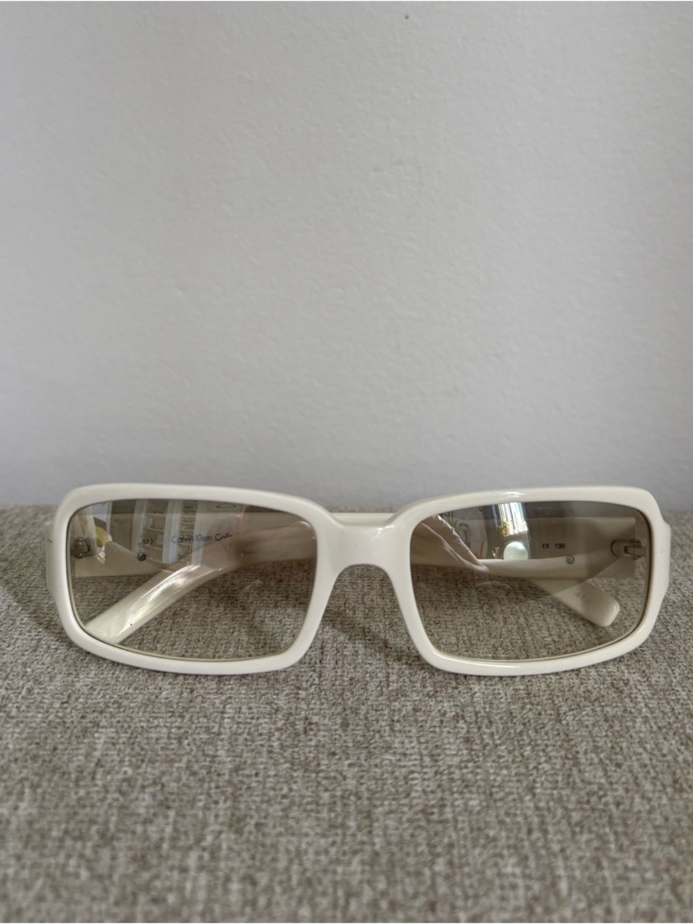 White Calvin Klein Sunglasses